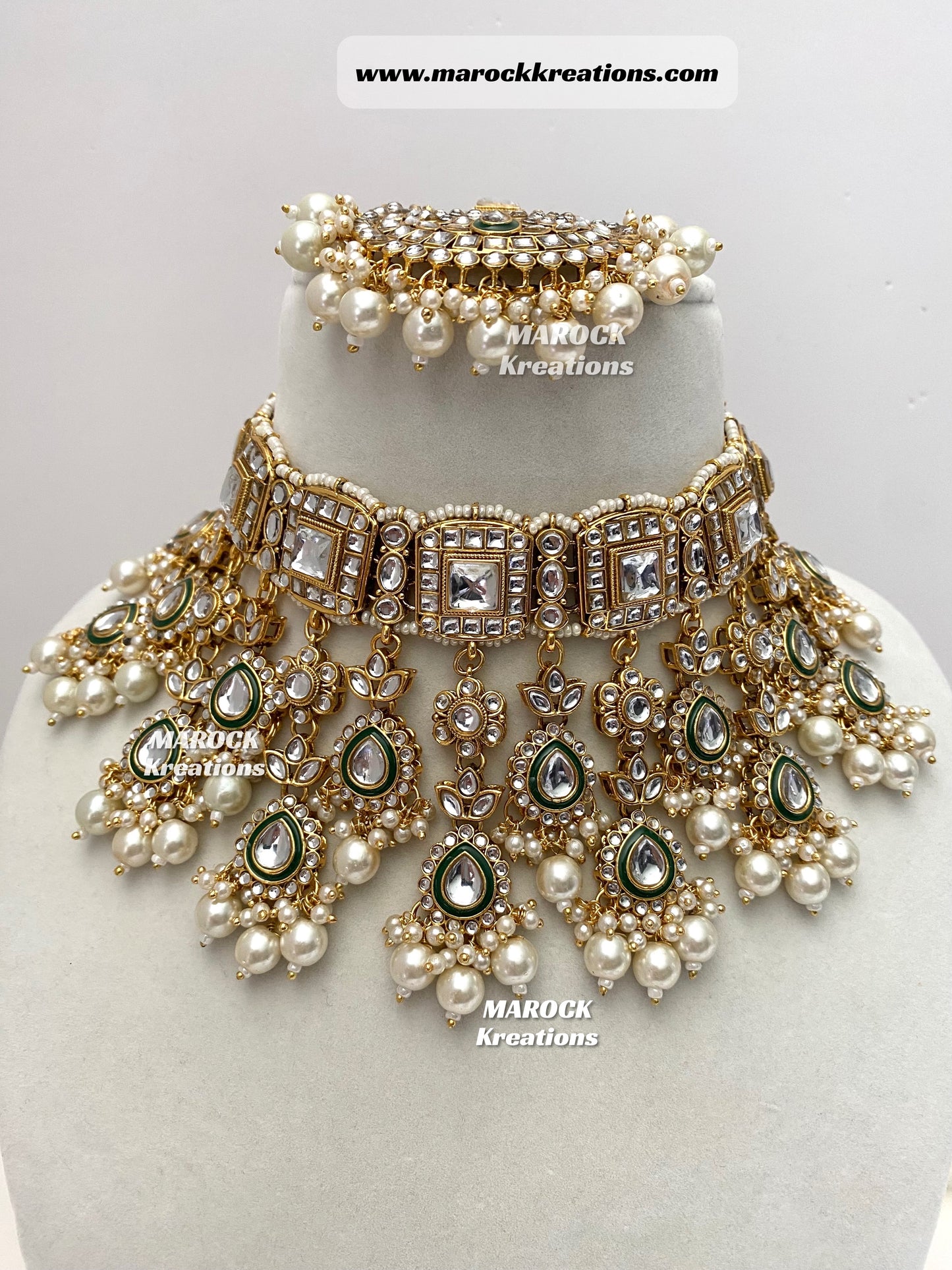 Zoya Premium Quality Kundan Statement Necklace set