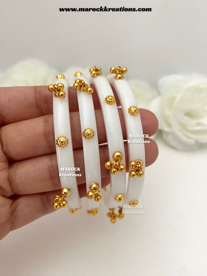 Bridal Ghungroo Choora Bangles/ Fillers (Set of 4)
