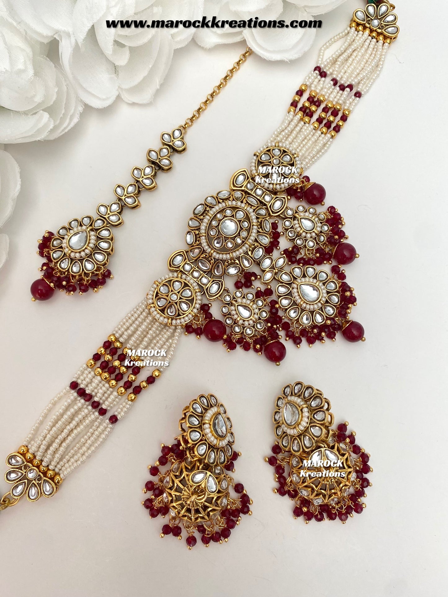 Shaneel Premium quality Kundan Choker set