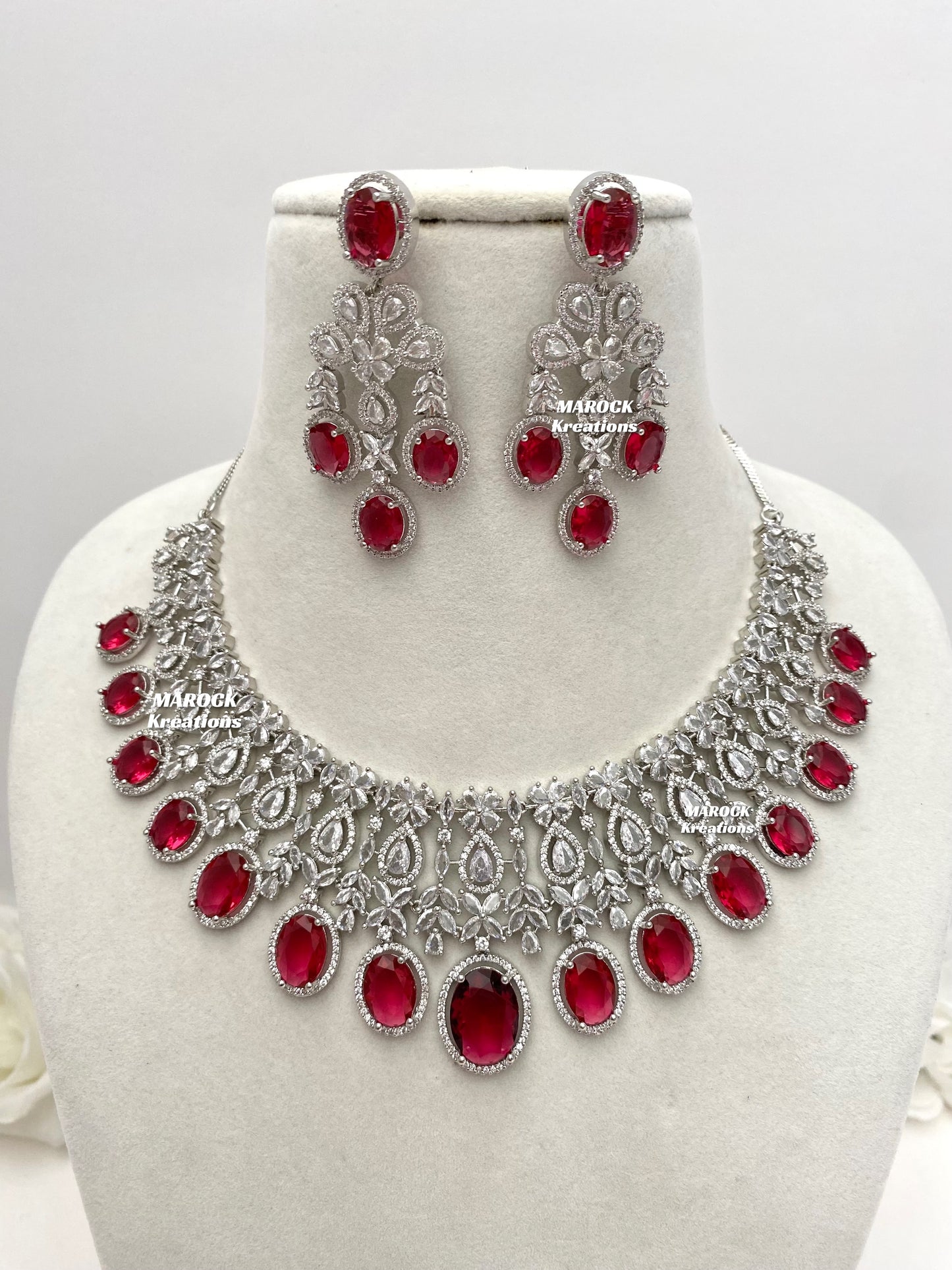 Amaya American Diamond Necklace set