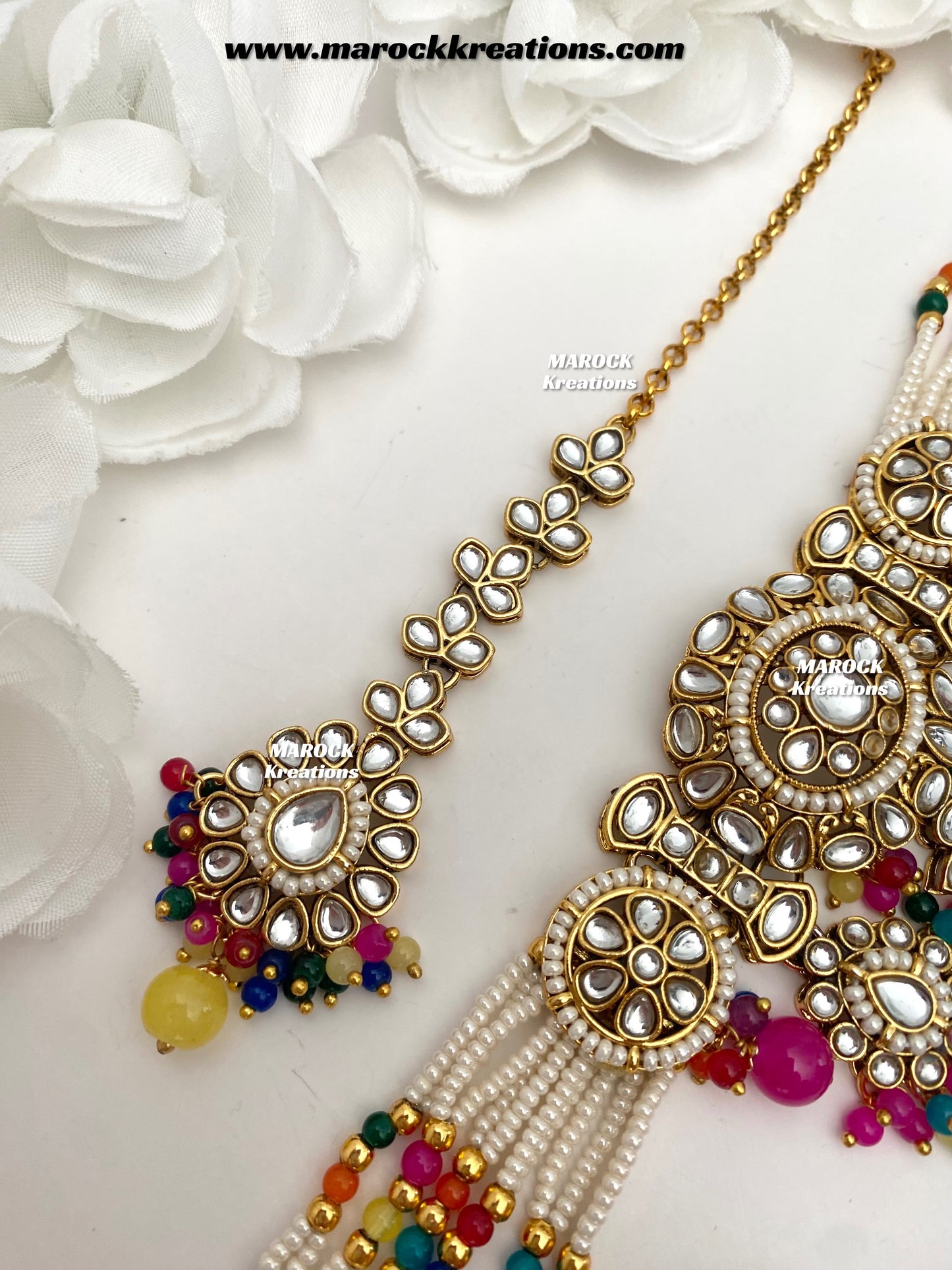 Shaneel Premium quality Kundan Choker set