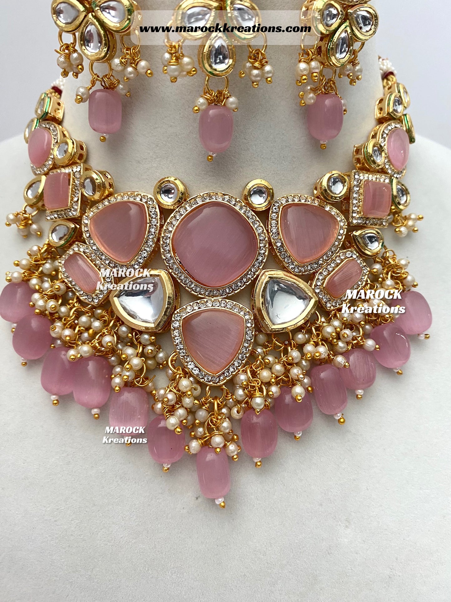 Kundan Statement Necklace set