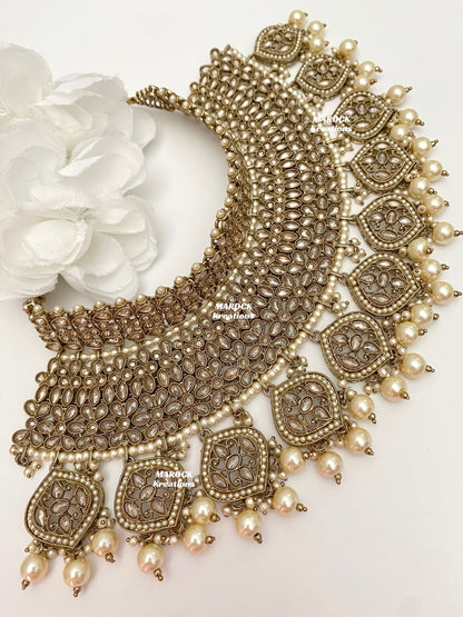 Tashi Premium Quality Polki Statement Bridal set