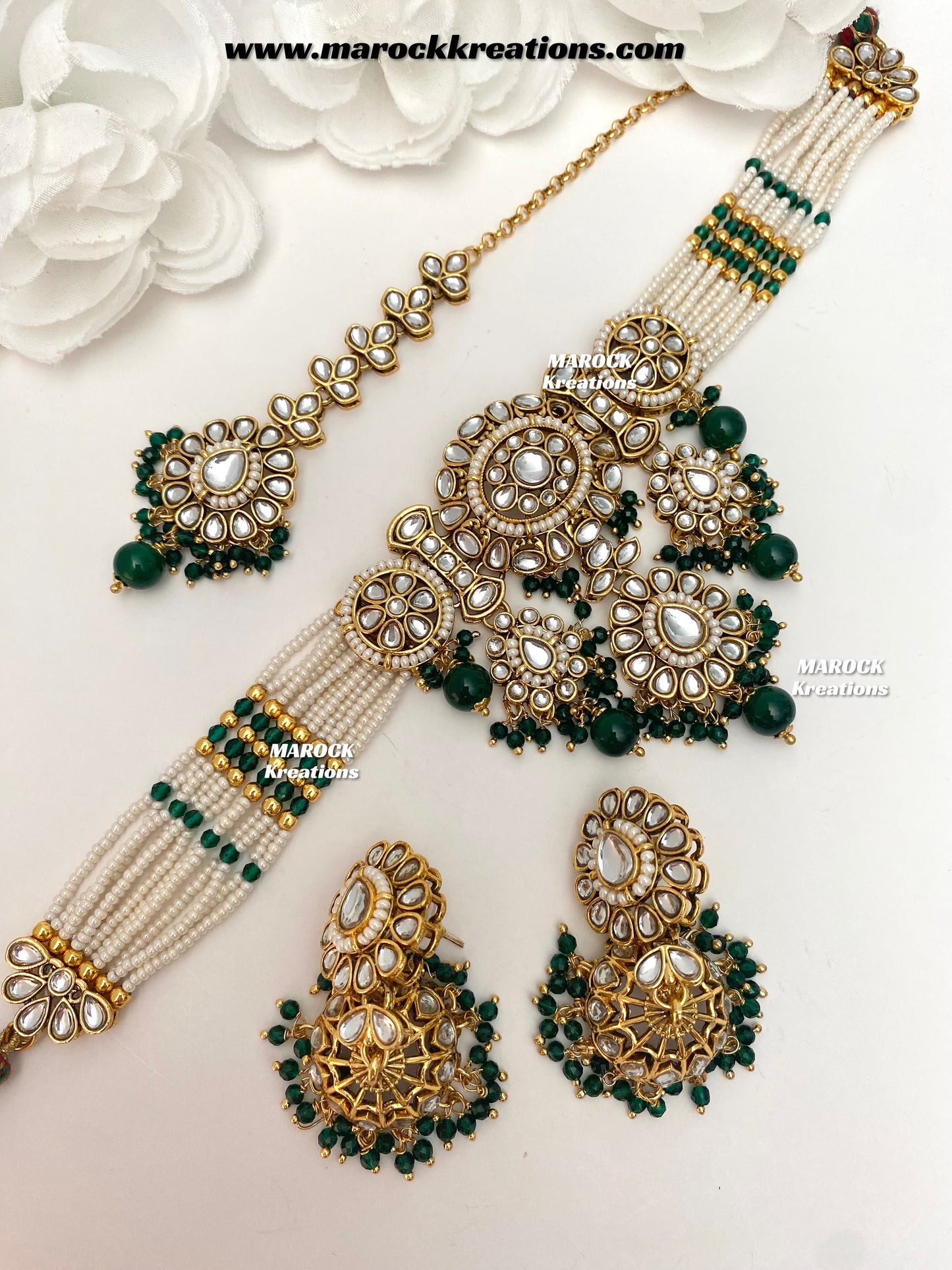 Shaneel Premium quality Kundan Choker set