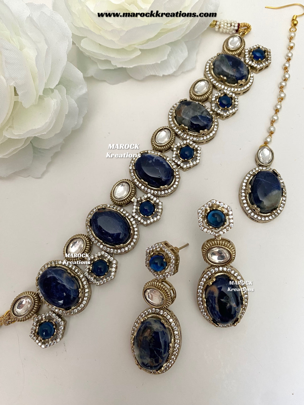 Ridam Sabyasachi inspired Premium Quality Kundan statement choker set