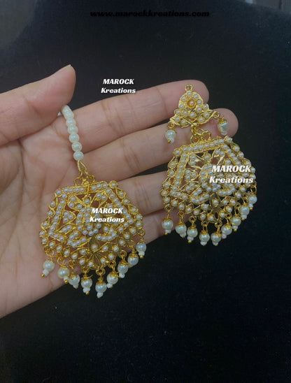 Rukmani Jadau multi layer Raani Haar/Long Necklace set