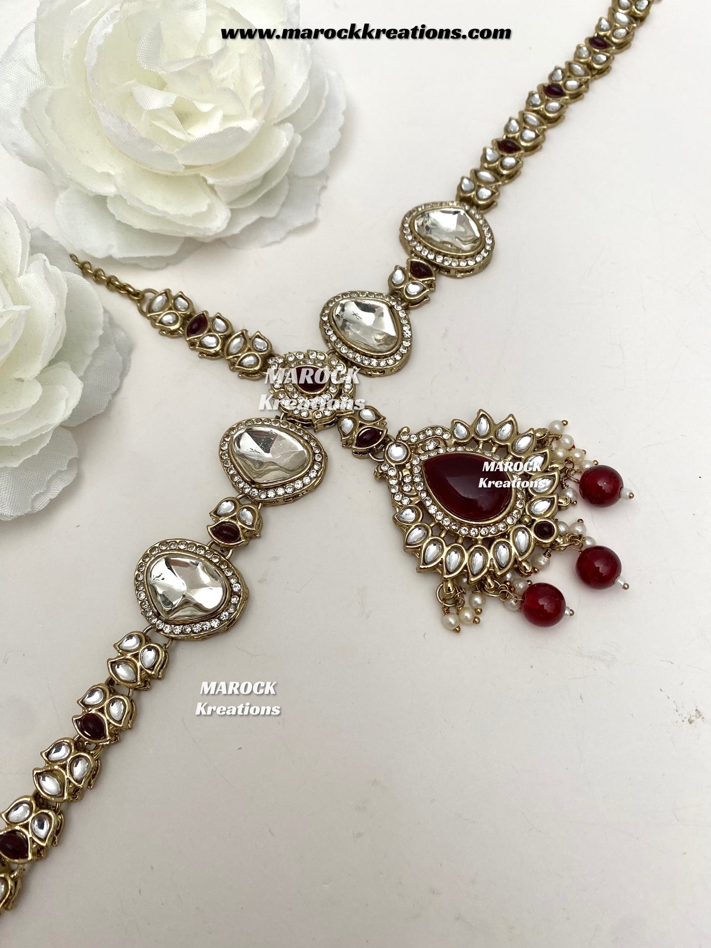 Premium Quality Kundan Statement Bridal set