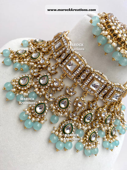 Zoya Premium Quality Kundan Statement Necklace set