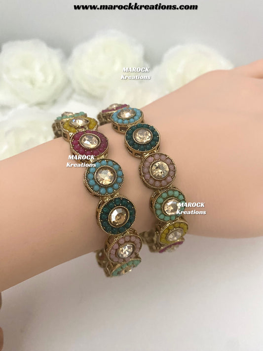 Antique Polki Bangles/Kade