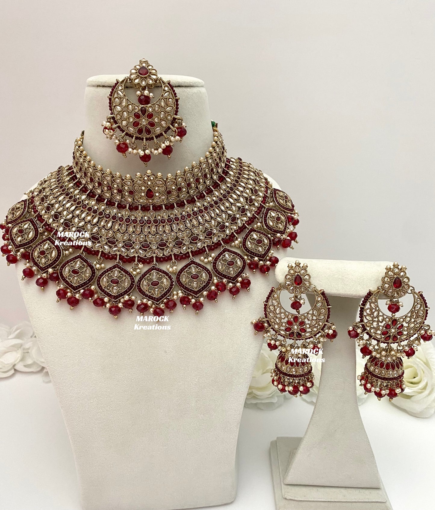 Tashi Premium Quality Polki Statement Bridal set