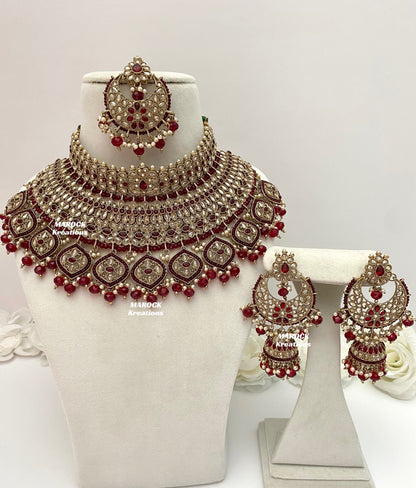 Tashi Premium Quality Polki Statement Bridal set