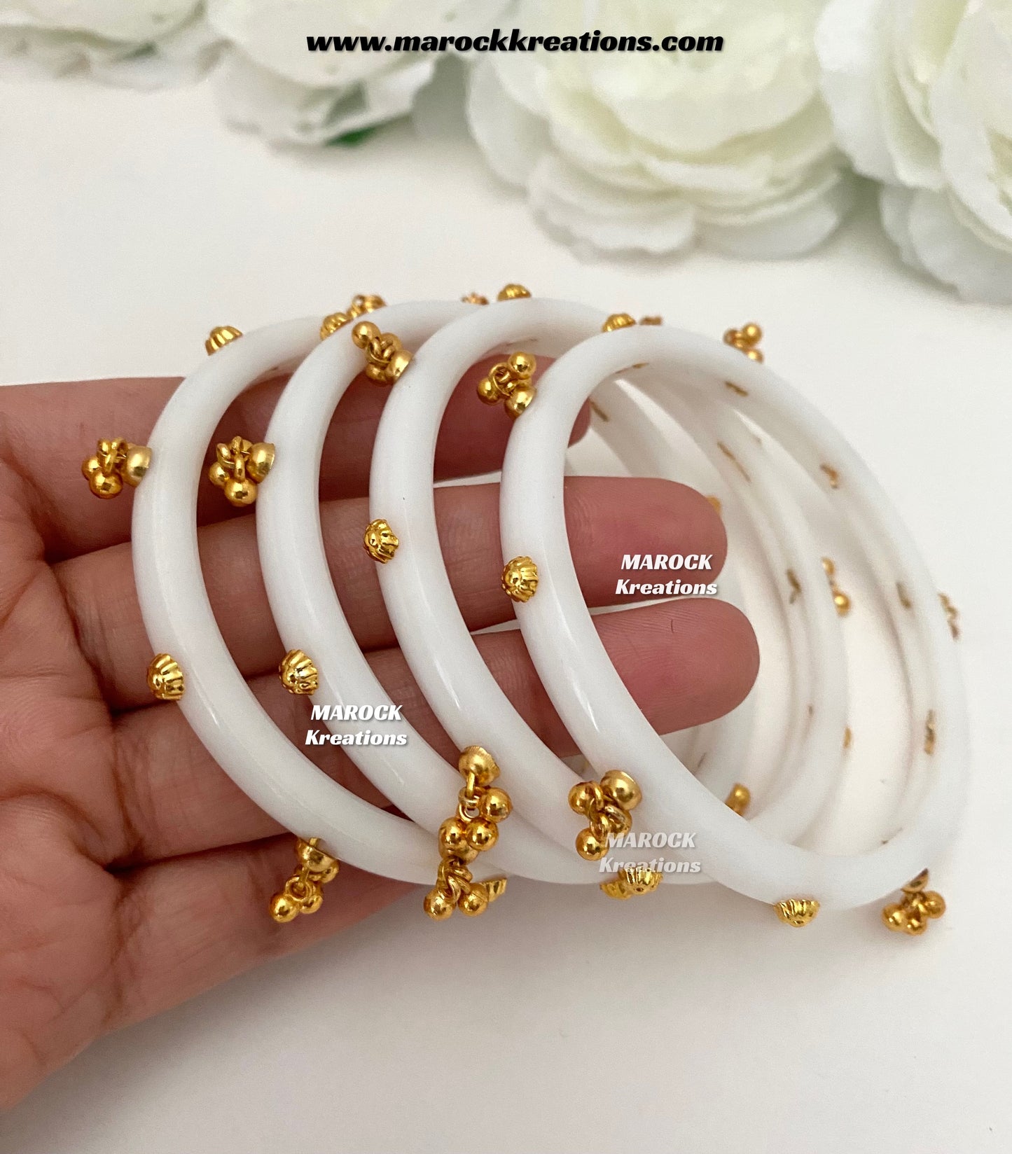 Bridal Ghungroo Choora Bangles/ Fillers (Set of 4)