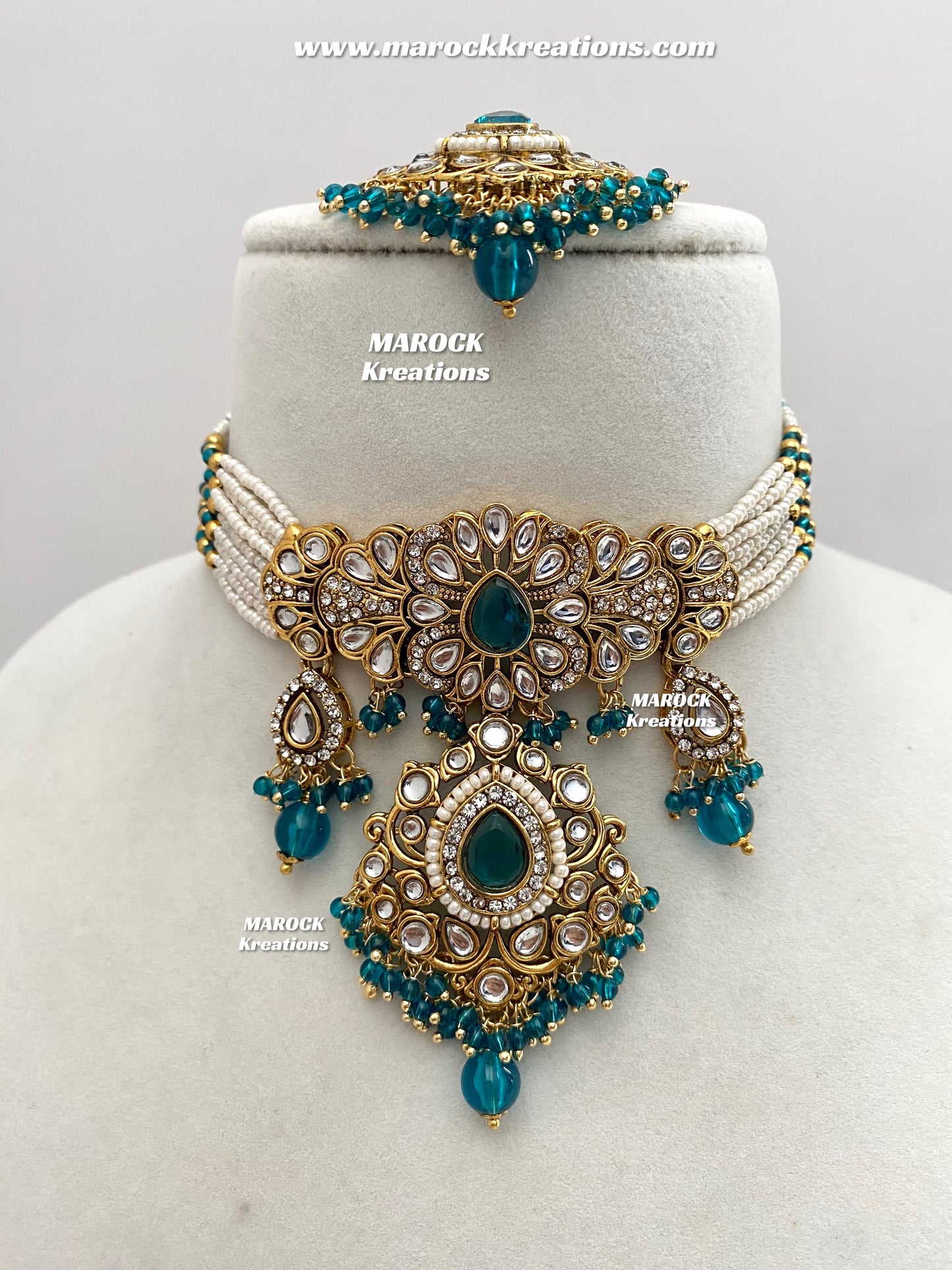 Mahima Premium Quality Kundan Choker set