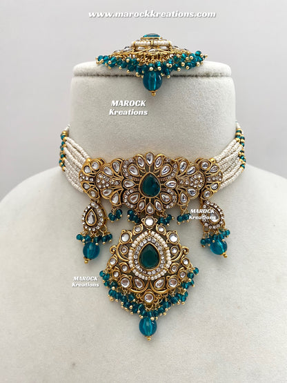 Mahima Premium Quality Kundan Choker set