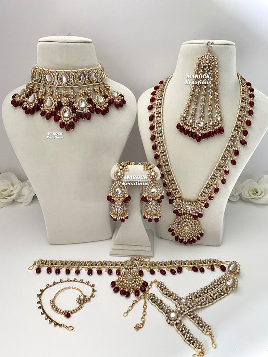 Premium Quality Kundan Bridal set/Indian bridal jewelry