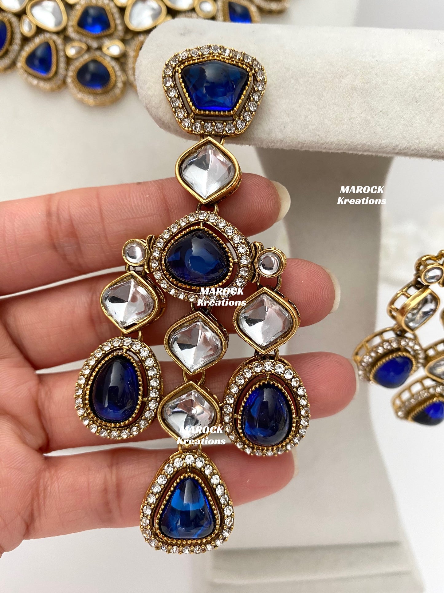 Patriza Sabyasachi inspired Premium Quality Kundan Statement Necklace set