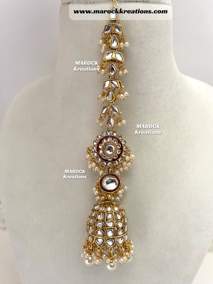 Mehak Premium Quality Kundan Statement Necklace set