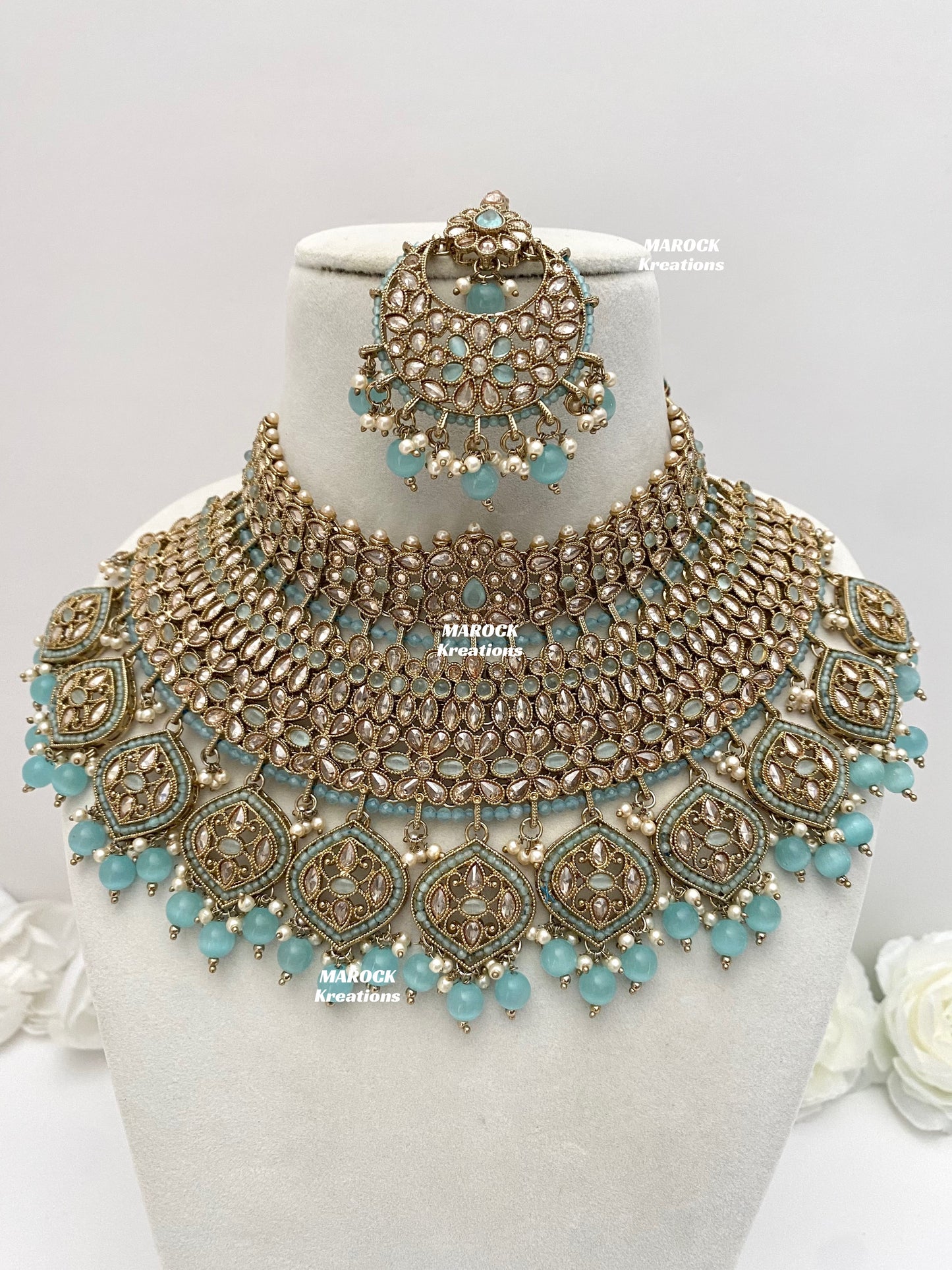 Tashi Premium Quality Polki Statement Bridal set