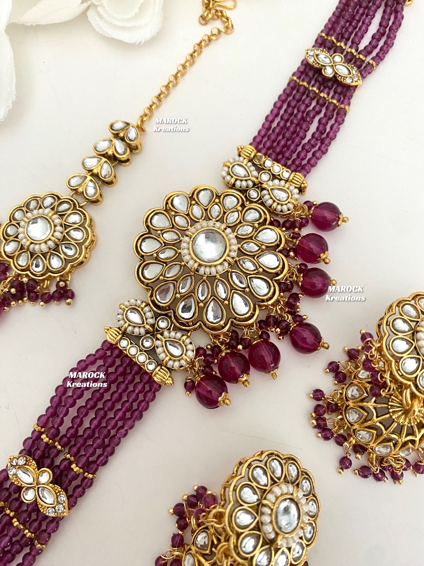 Ginni Premium Quality Kundan choker set