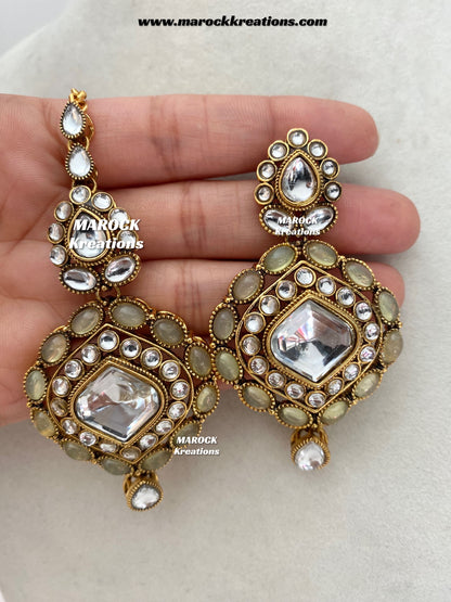 Roksana Sabyasachi inspired Premium Quality Kundan Statement Necklace set