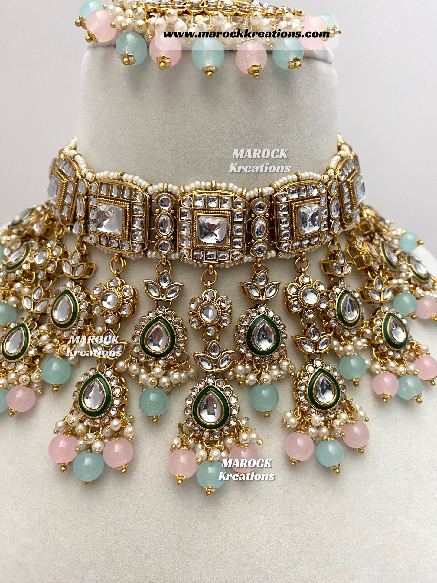 Zoya Premium Quality Kundan Statement Necklace set