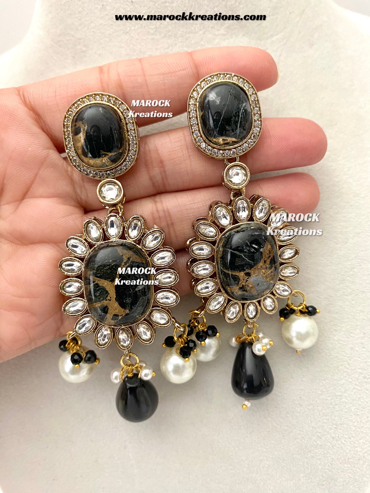 Jane Sabyasachi inspired Premium Quality  Kundan statement necklace set