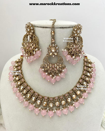 Shefa Polki Necklace set