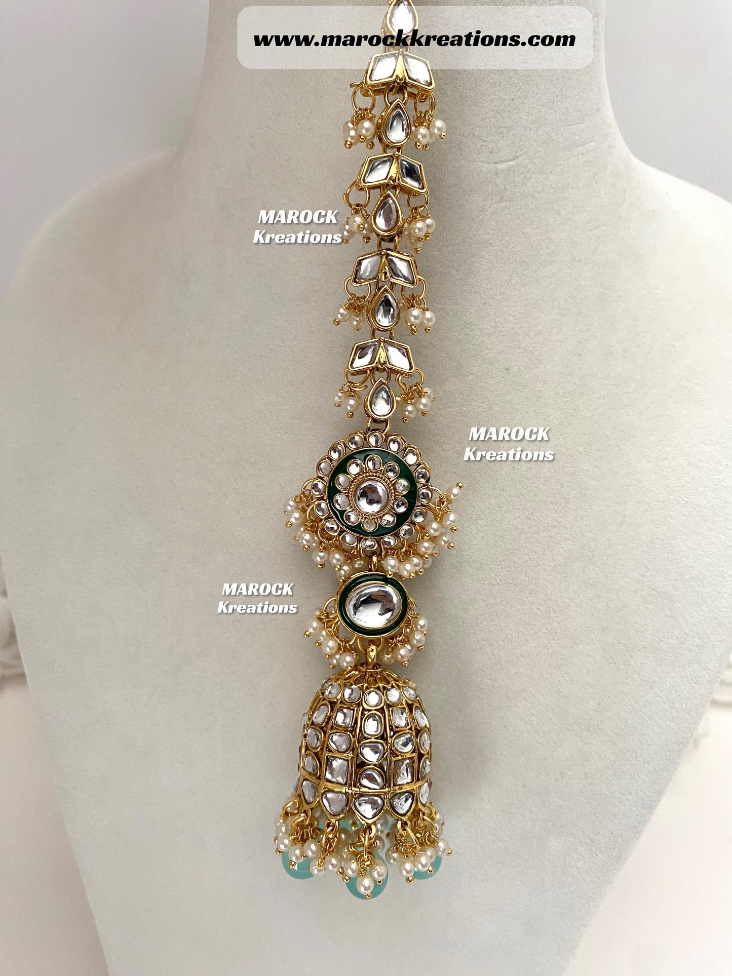 Mehak Premium Quality Kundan Statement Necklace set