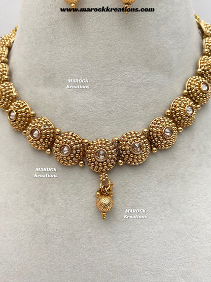 Upasna Premium Quality Gold plated necklace set