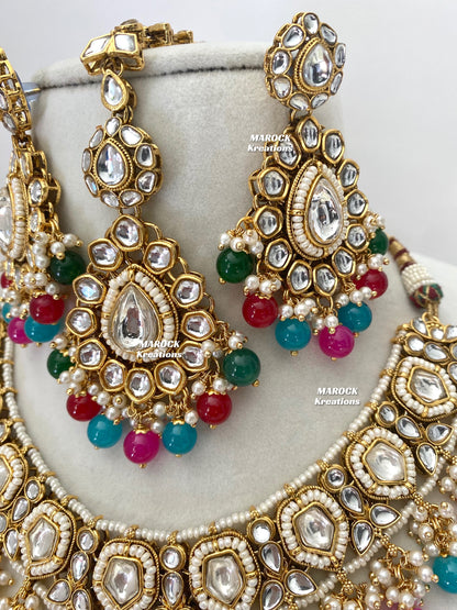 Sania Premium Quality Kundan Necklace set