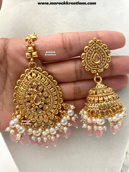 Asna Premium Quality Gold Plated statement choker set