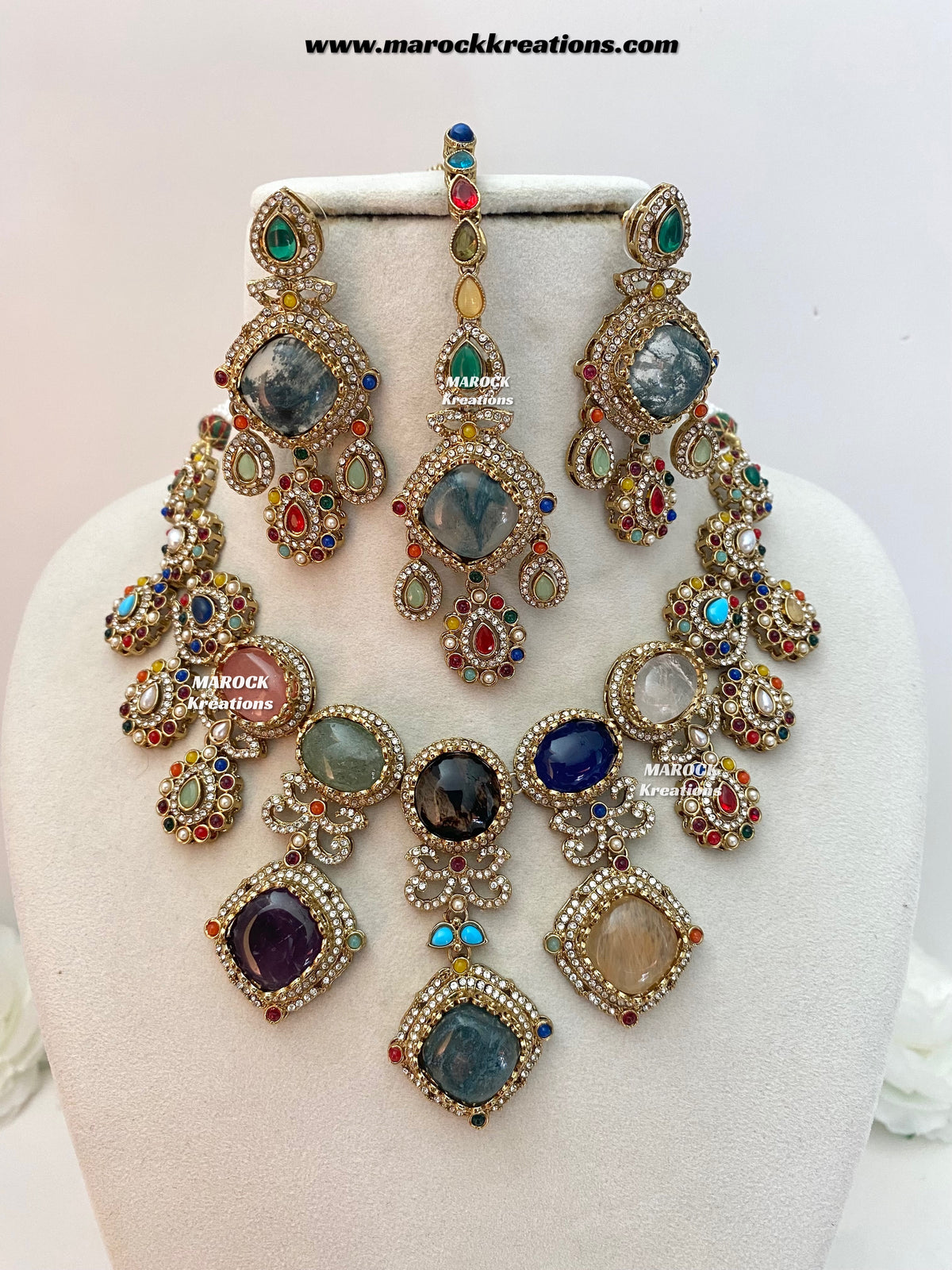 Niharika Sabyasachi inspired Premium Quality Kundan statement choker/necklace set