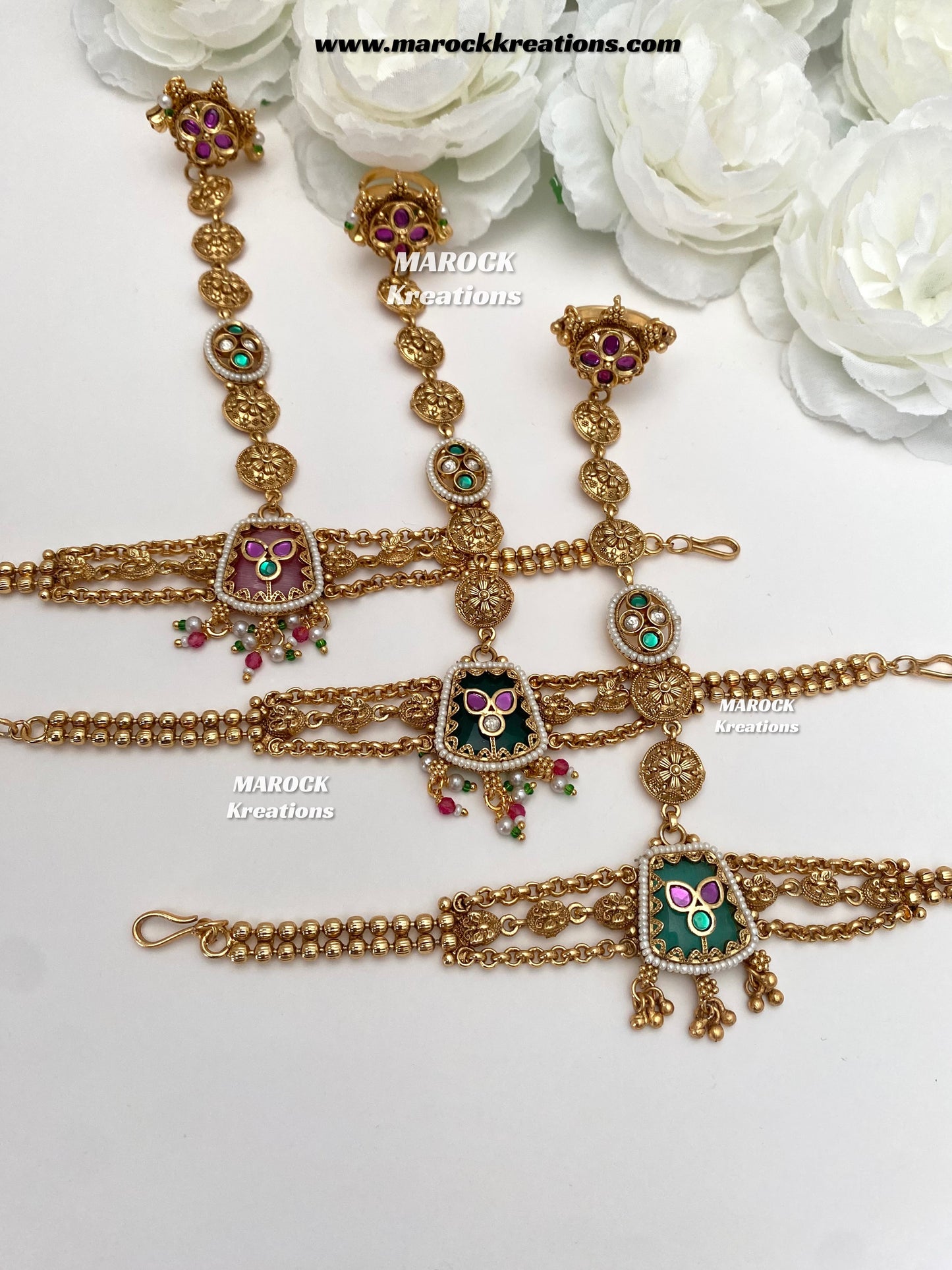Meliza Premium Quality gold plated heritage Hand pieces