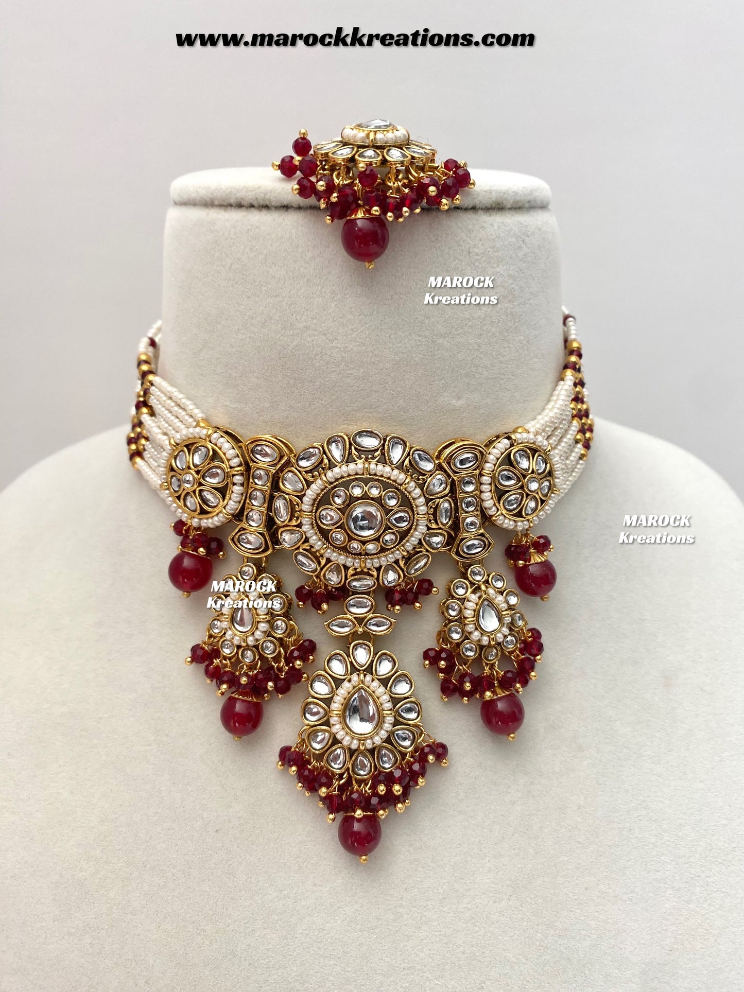 Shaneel Premium quality Kundan Choker set