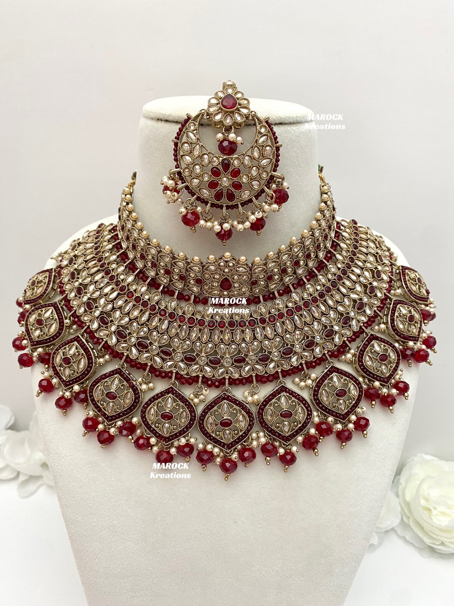 Tashi Premium Quality Polki Statement Bridal set