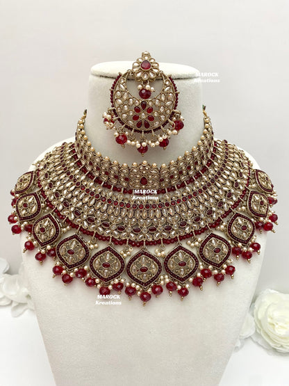 Tashi Premium Quality Polki Statement Bridal set
