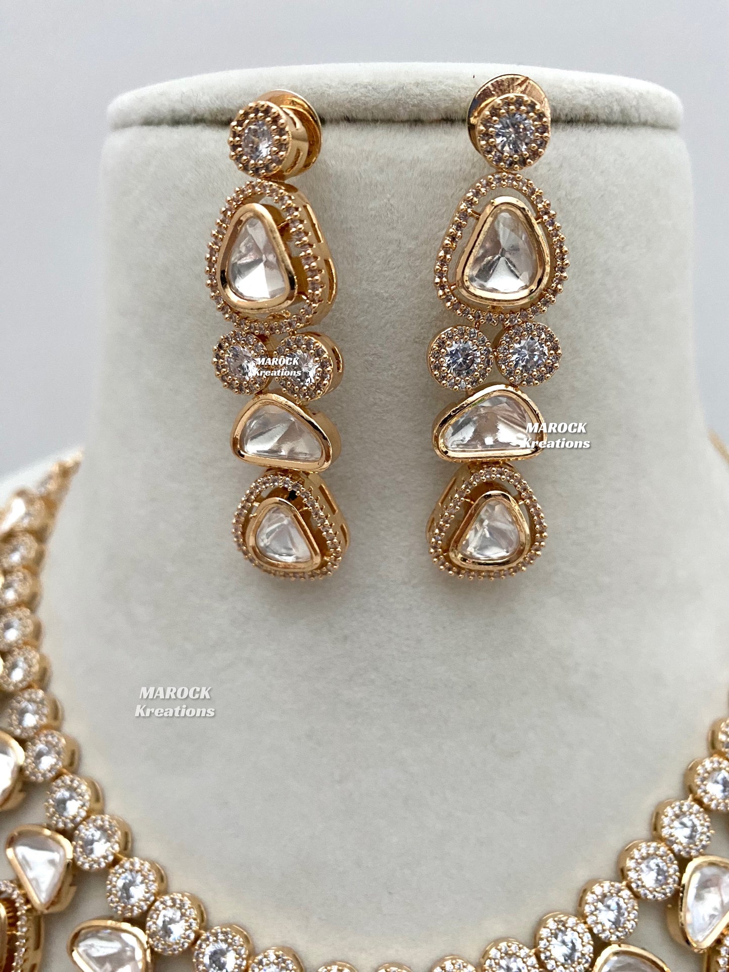 Yamini Premium Quality Tyani inspired exclusive Kundan Necklace set