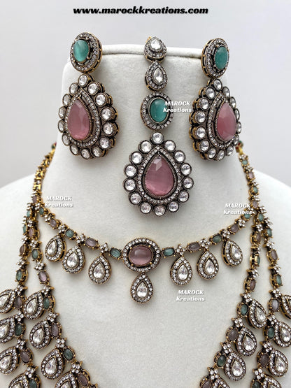 Darsha Sabyasachi inspired Victorian Kundan Statement necklace set