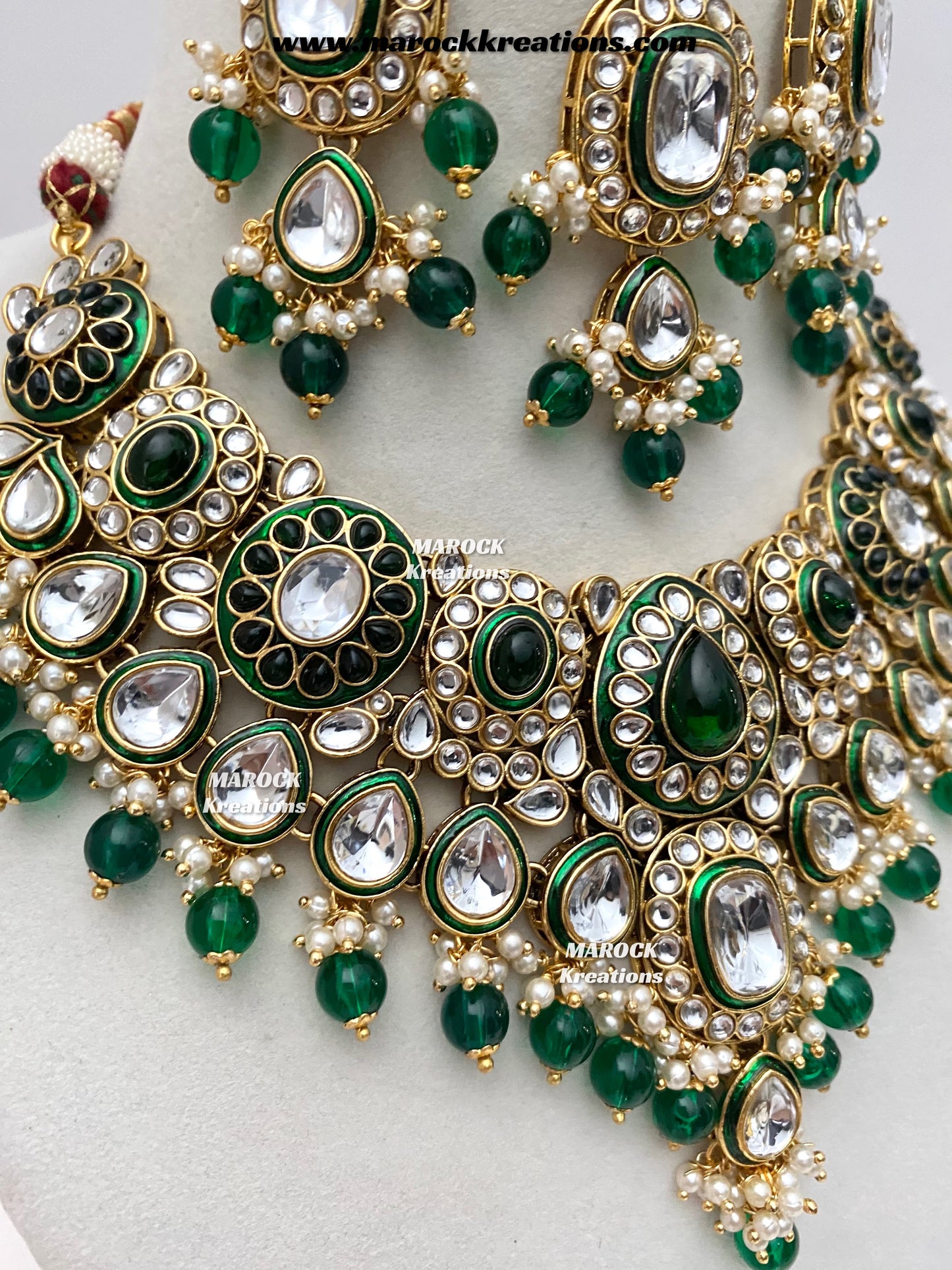 Premium Quality Kundan Statement Necklace set