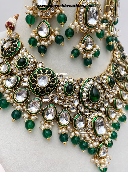 Premium Quality Kundan Statement Necklace set