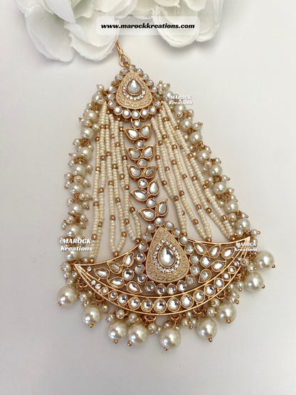 Premium Quality Kundan Meenakari Bridal set/Indian bridal jewelry