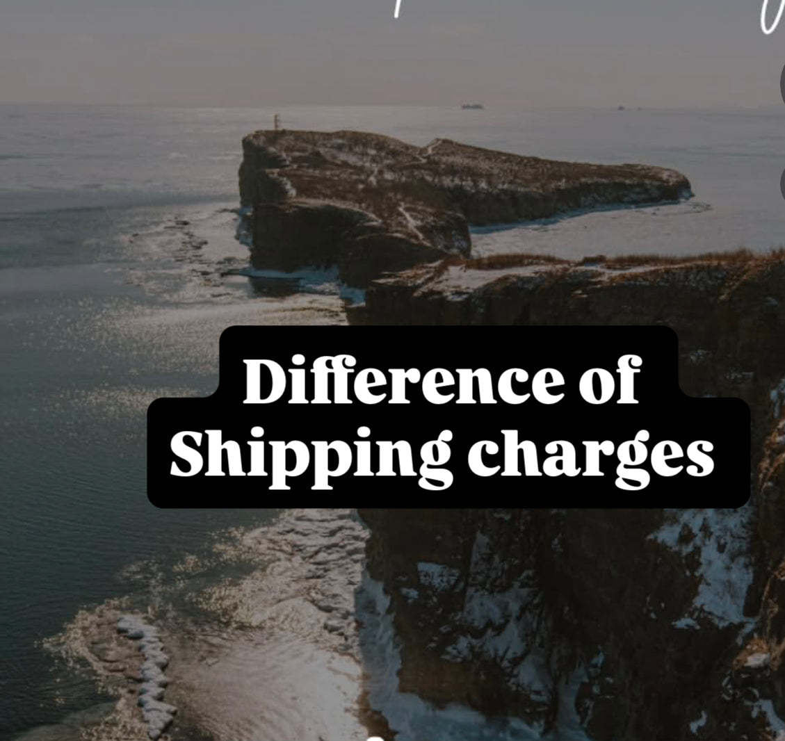 Difference of shipping charges for express shipping option opted after placing the order