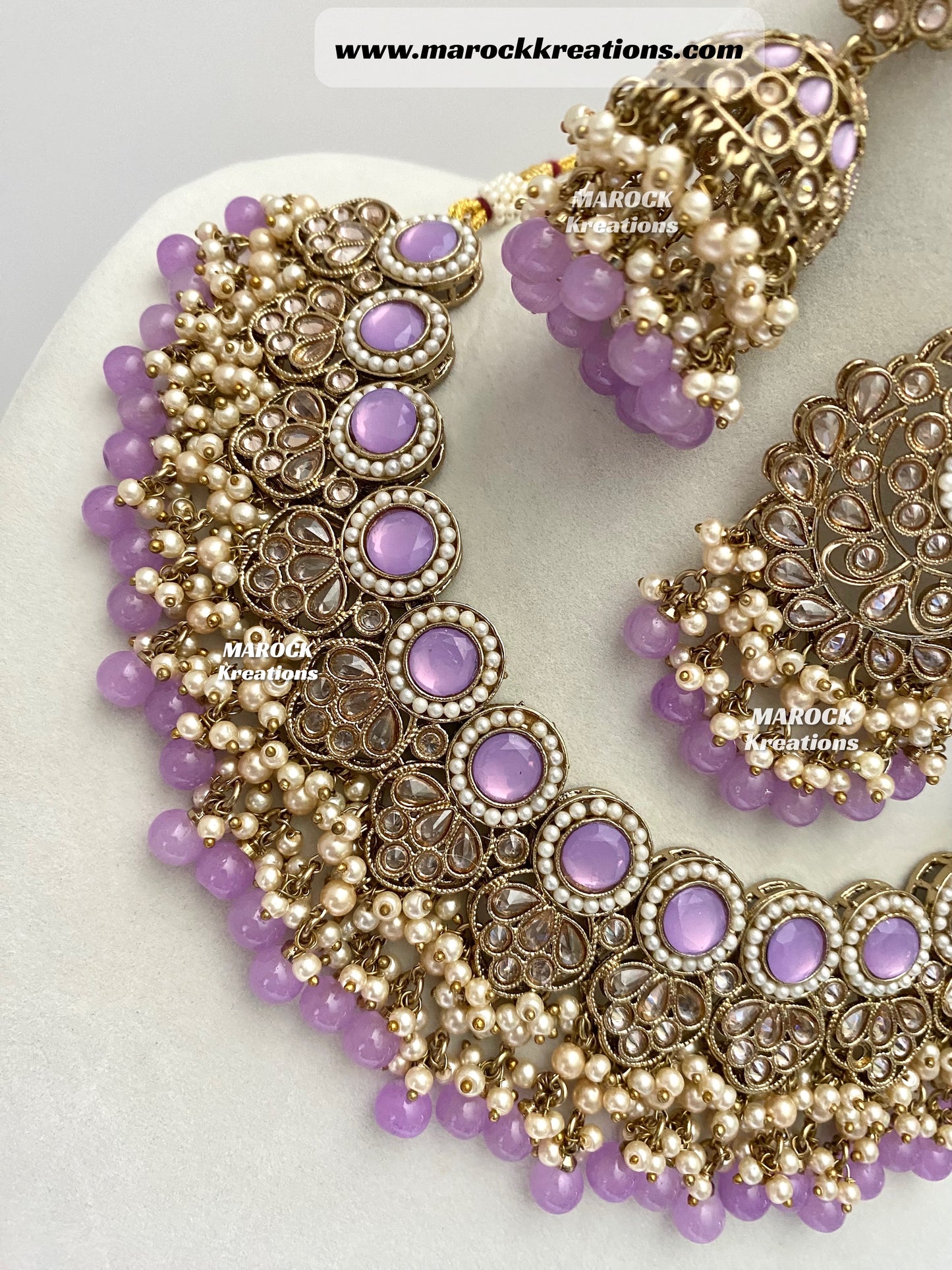 Aalia Antique Polki Necklace set