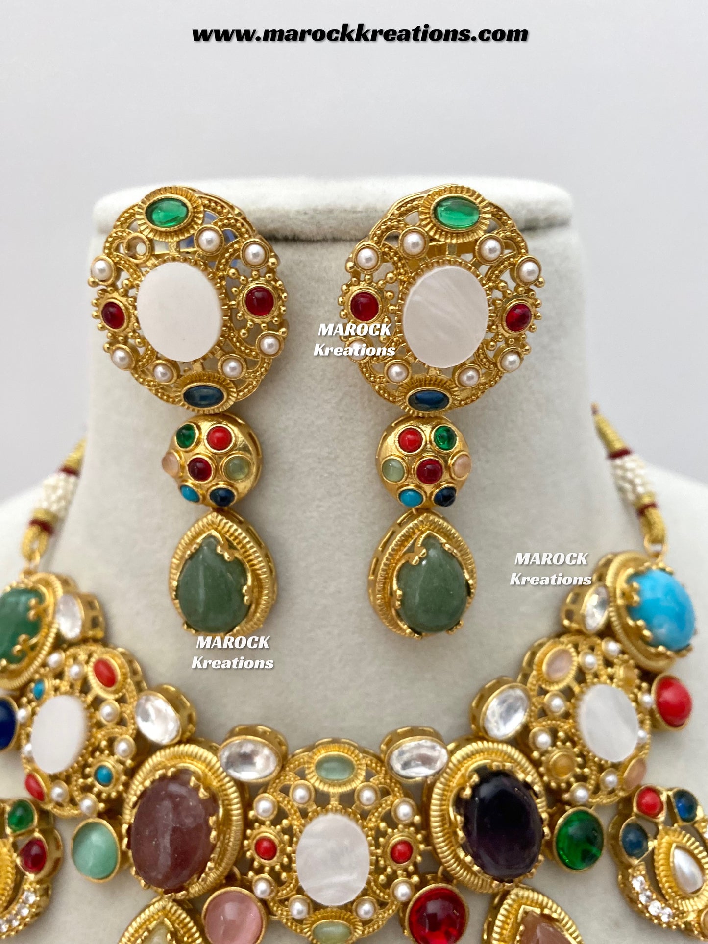 Zoyi Premium quality Sabyasachi inspired Statement necklace set