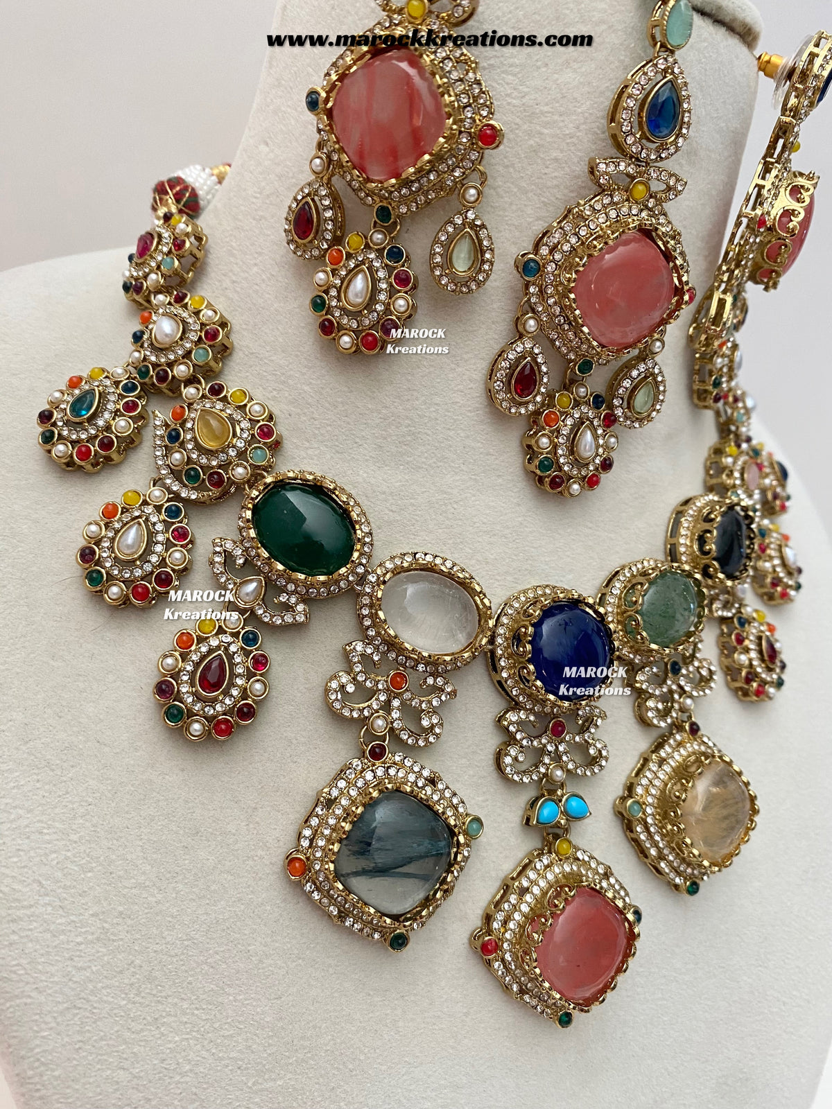 Niharika Sabyasachi inspired Premium Quality Kundan statement choker/necklace set