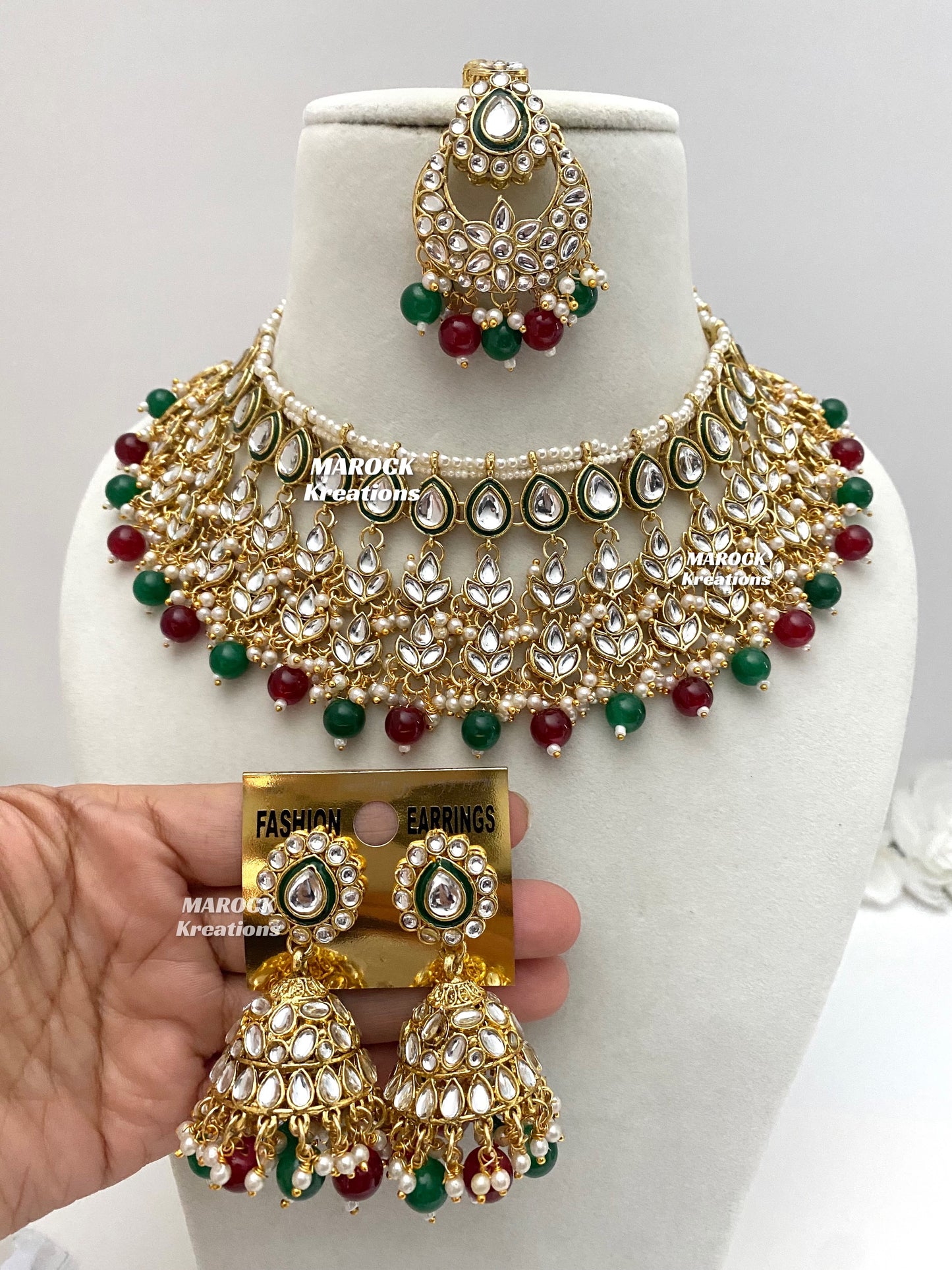 Sofia Kundan Necklace Set