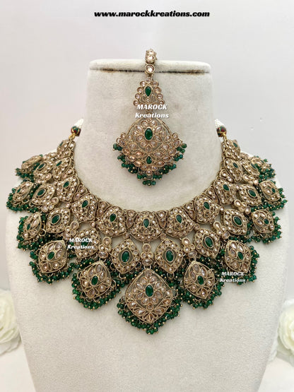 Shradha Polki Statement Necklace set/Bridal set