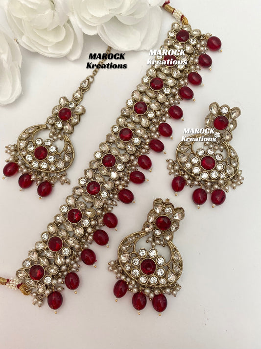 Kundan choker set