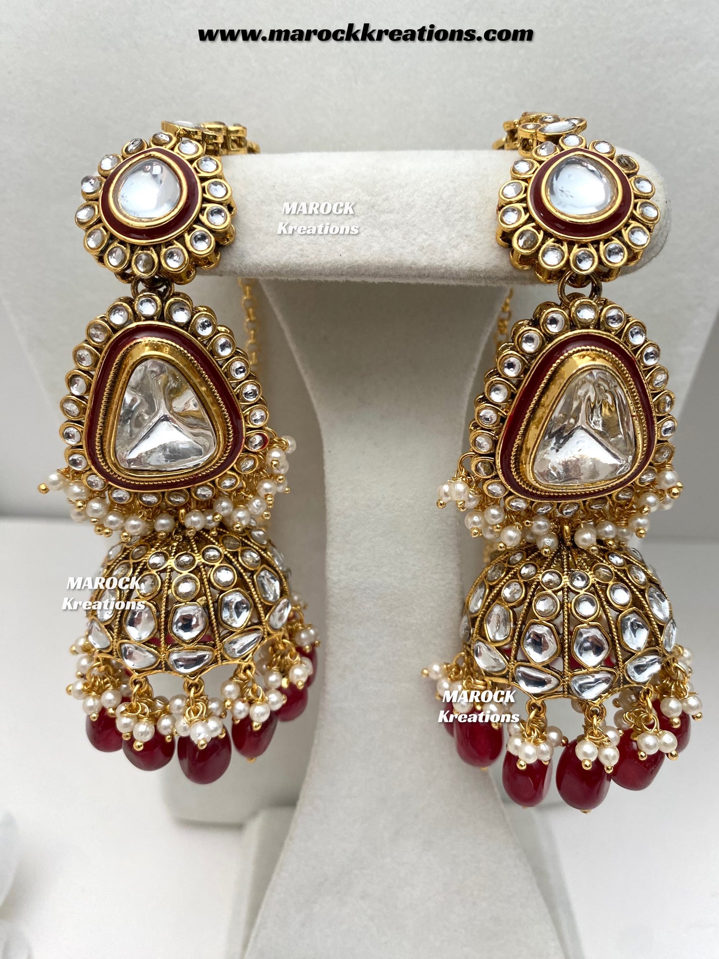 Nayema Premium Quality Kundan Statement Bridal set