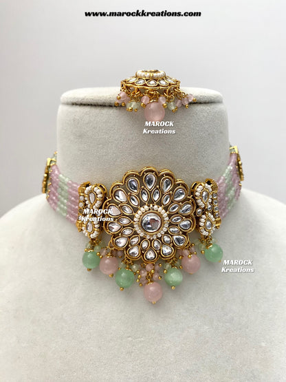 Ginni Premium Quality Kundan choker set
